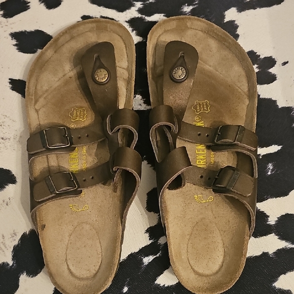 Birkenstock Dark Brown Sandals - Picture 1 of 2
